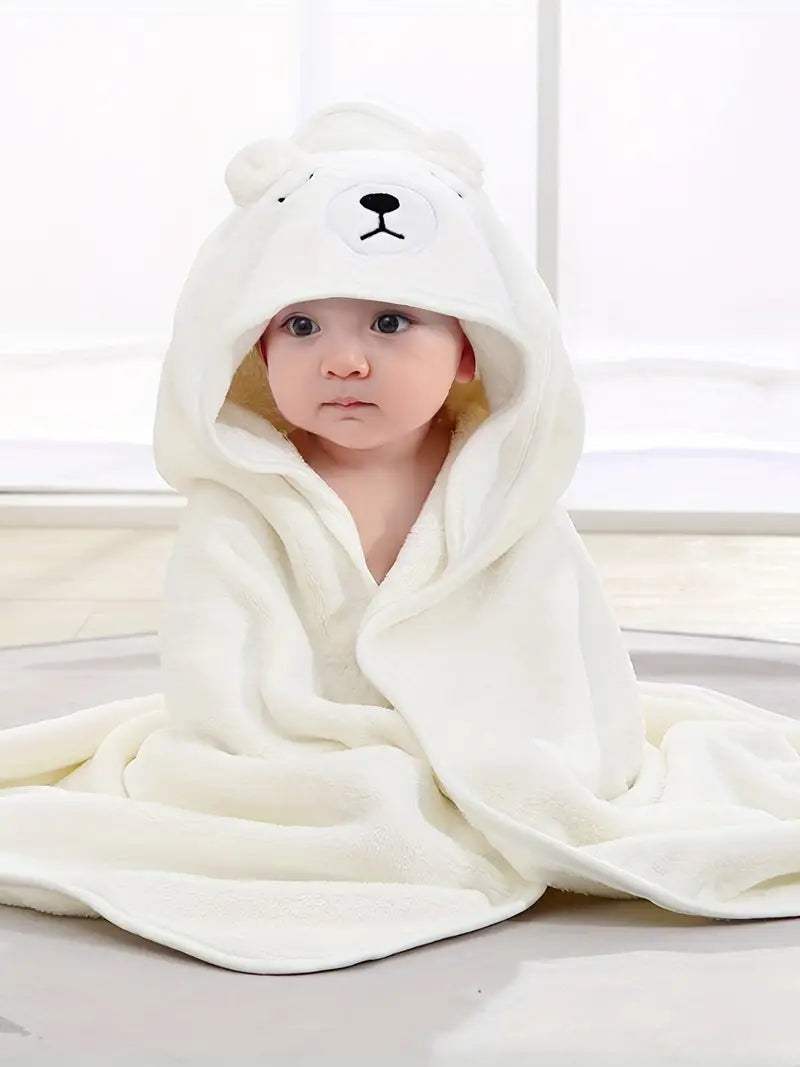 TinyTowel - мека и абсорбираща бебешка кърпа за баня