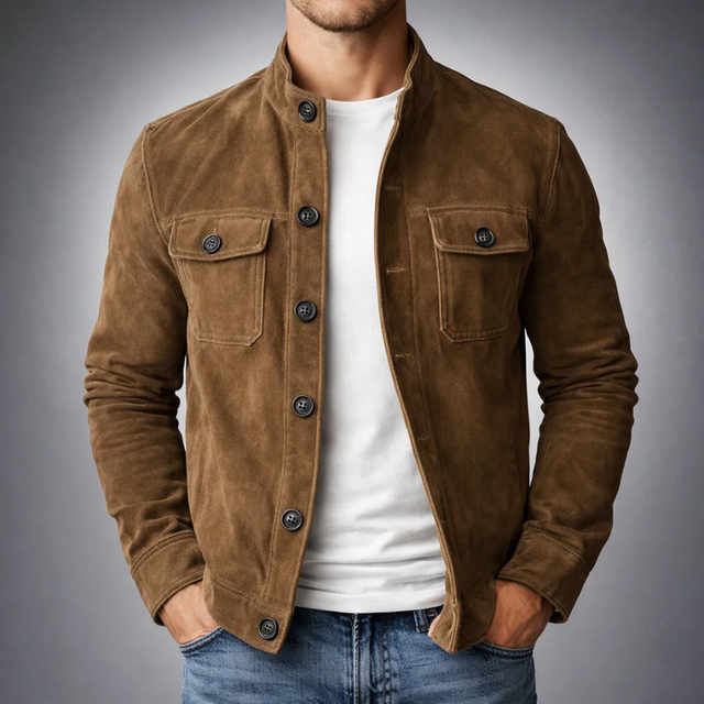 Pranas - Стилно суедно яке