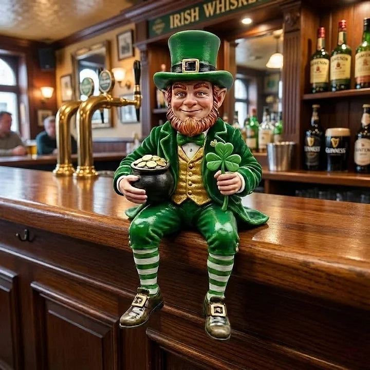 IrishFortune - Декоративна фигурка на леприкон за Деня на Свети Патрик