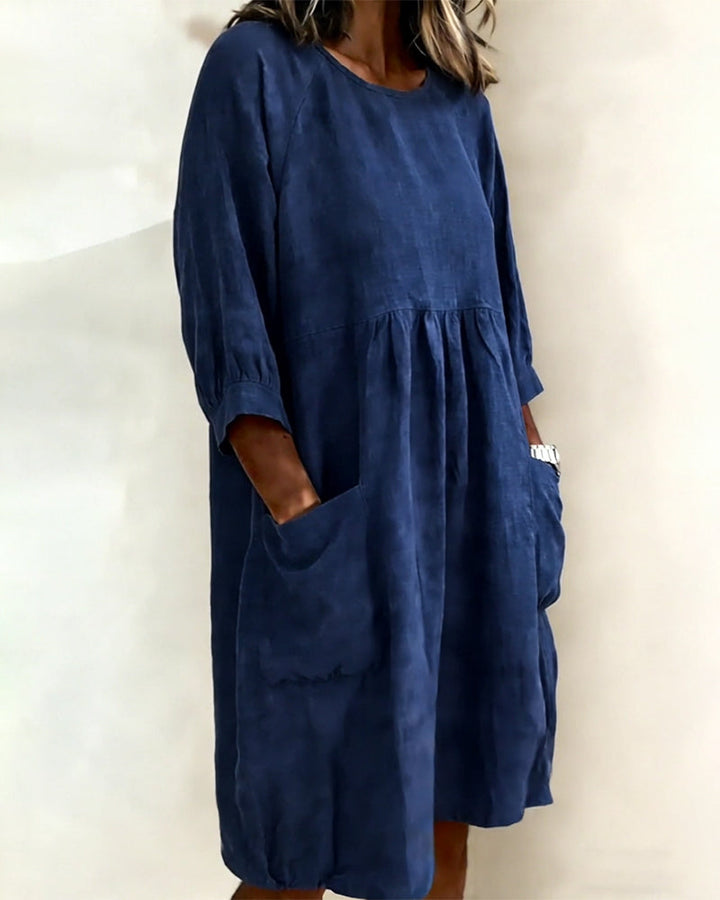 Maleesha - Стилна рокля с широки ръкави