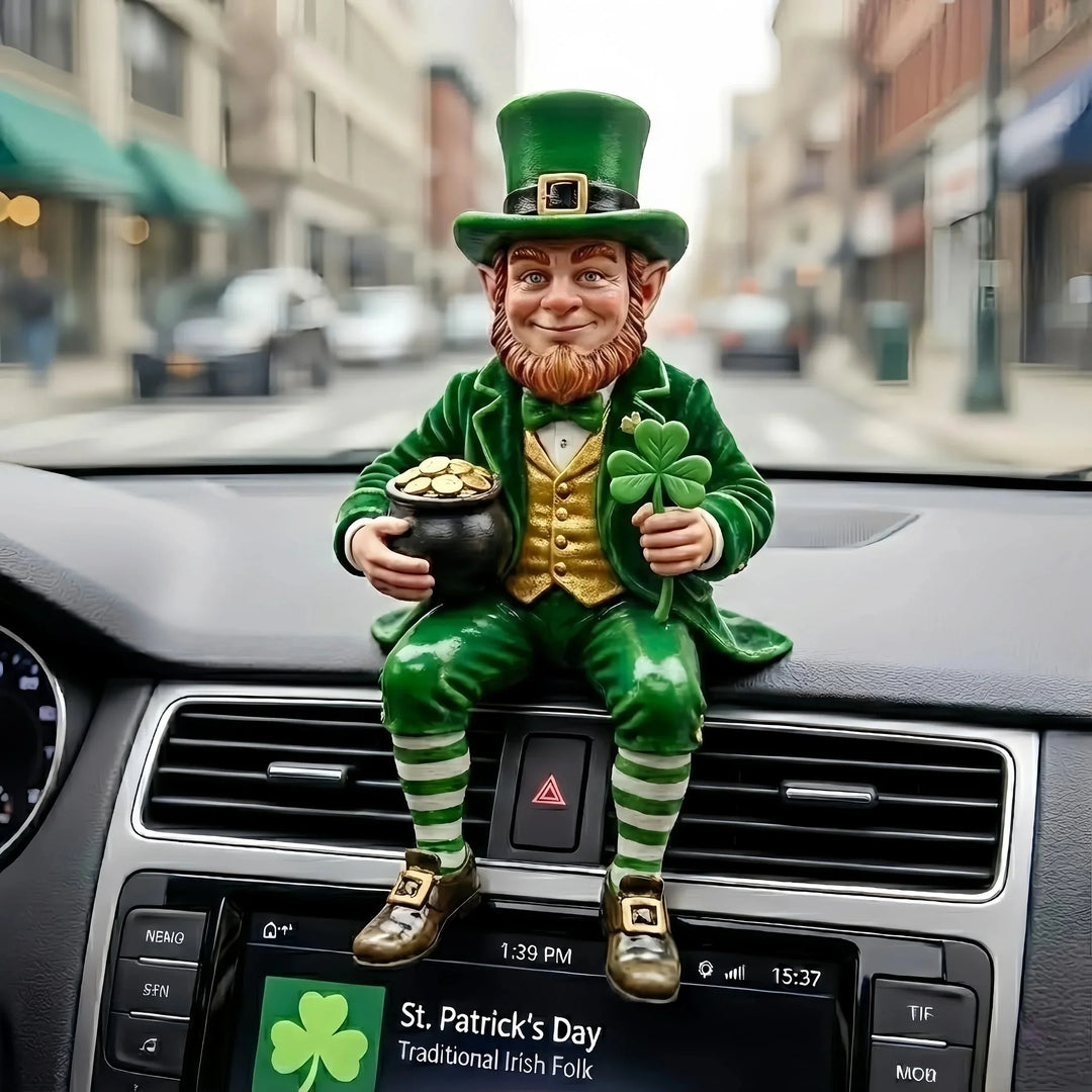 IrishFortune - Декоративна фигурка на леприкон за Деня на Свети Патрик