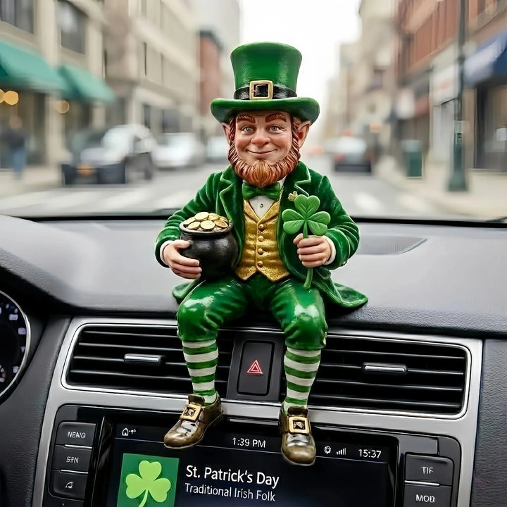 IrishFortune - Декоративна фигурка на леприкон за Деня на Свети Патрик